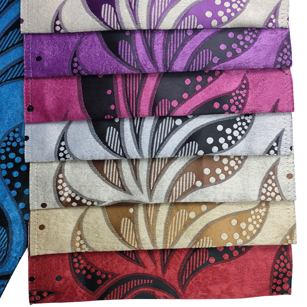 Fabrik tirai poliester jacquard yang terlindung 