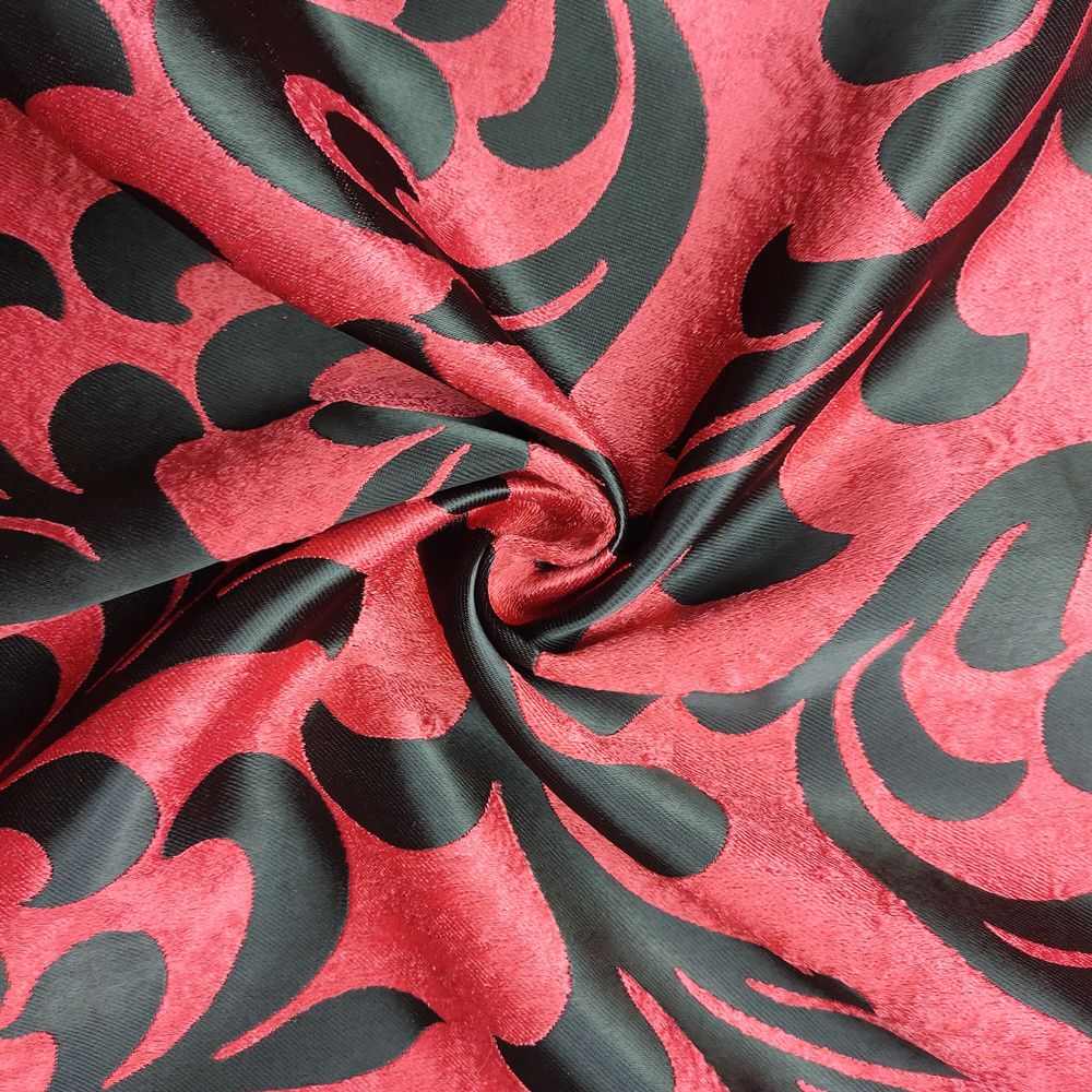Fabrik tirai poliester jacquard yang boleh dibasuh