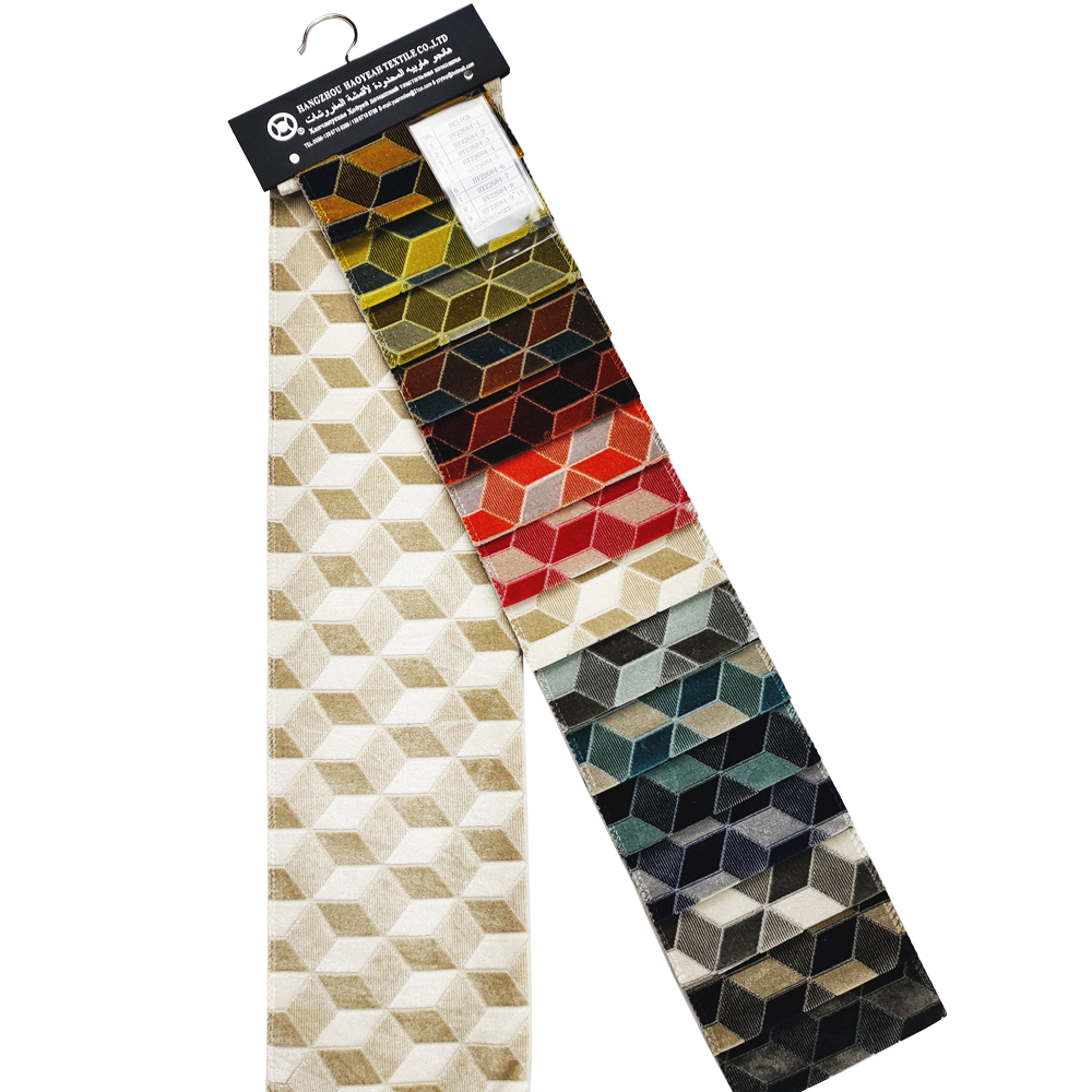 Benang super lembut poliester jacquard cutting cerucuk kain sofa kain 
