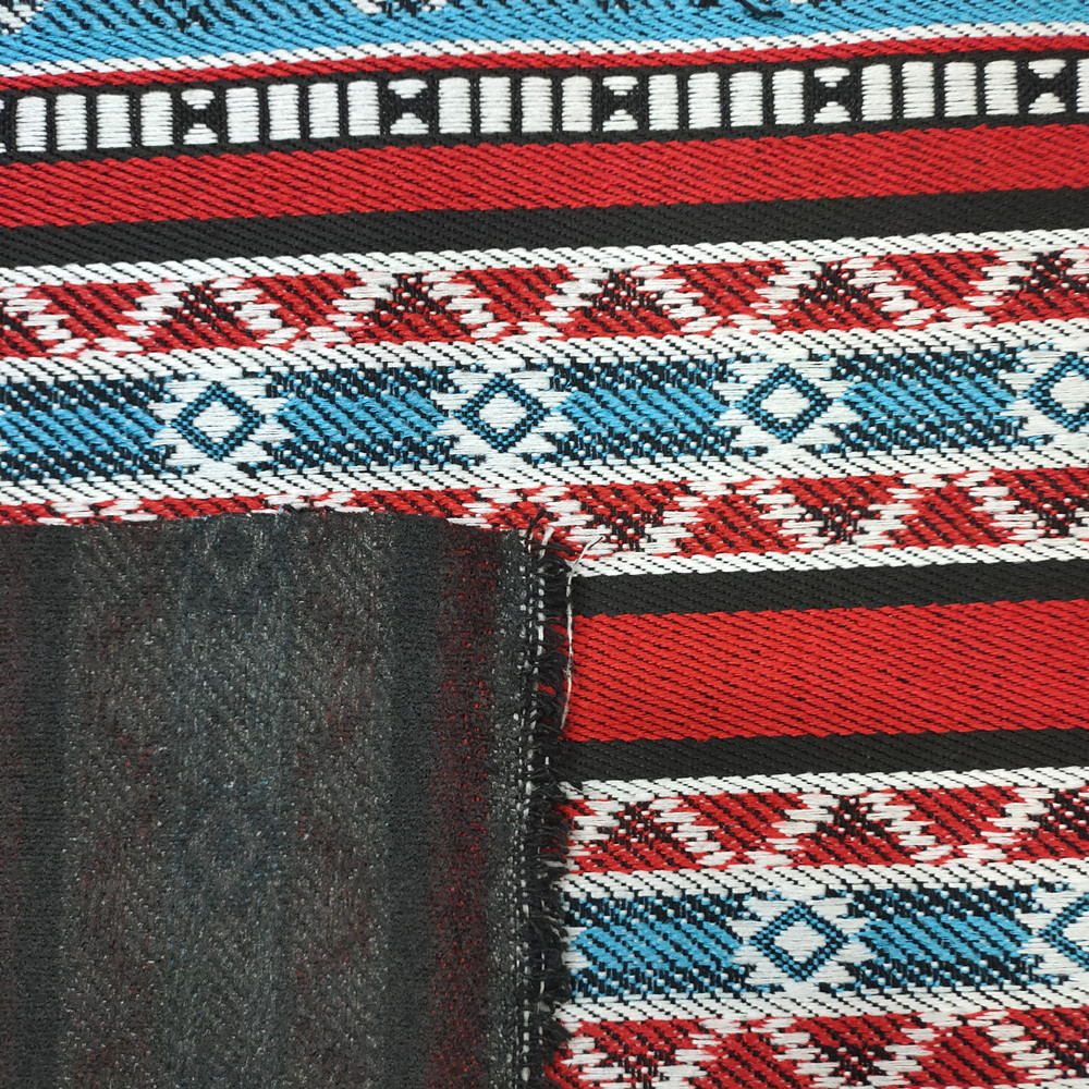 Gaya Arab Sadu Polyester Benang Kapas Dilukis Fabrik Jacquard untuk Sofa dan Beg
