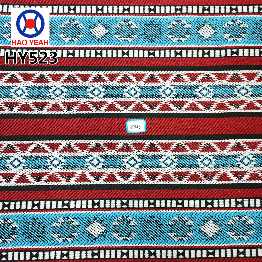 Gaya Arab Sadu Polyester Benang Kapas Dilukis Fabrik Jacquard untuk Sofa dan Beg