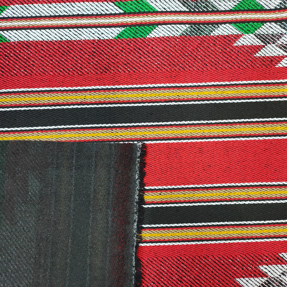 Gaya Arab Sadu Polyester Benang Kapas Dilukis Fabrik Jacquard untuk Sofa dan Beg