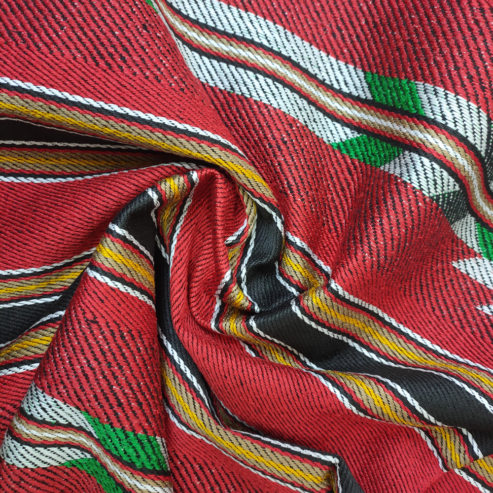 Gaya Arab Sadu Polyester Benang Kapas Dilukis Fabrik Jacquard untuk Sofa dan Beg