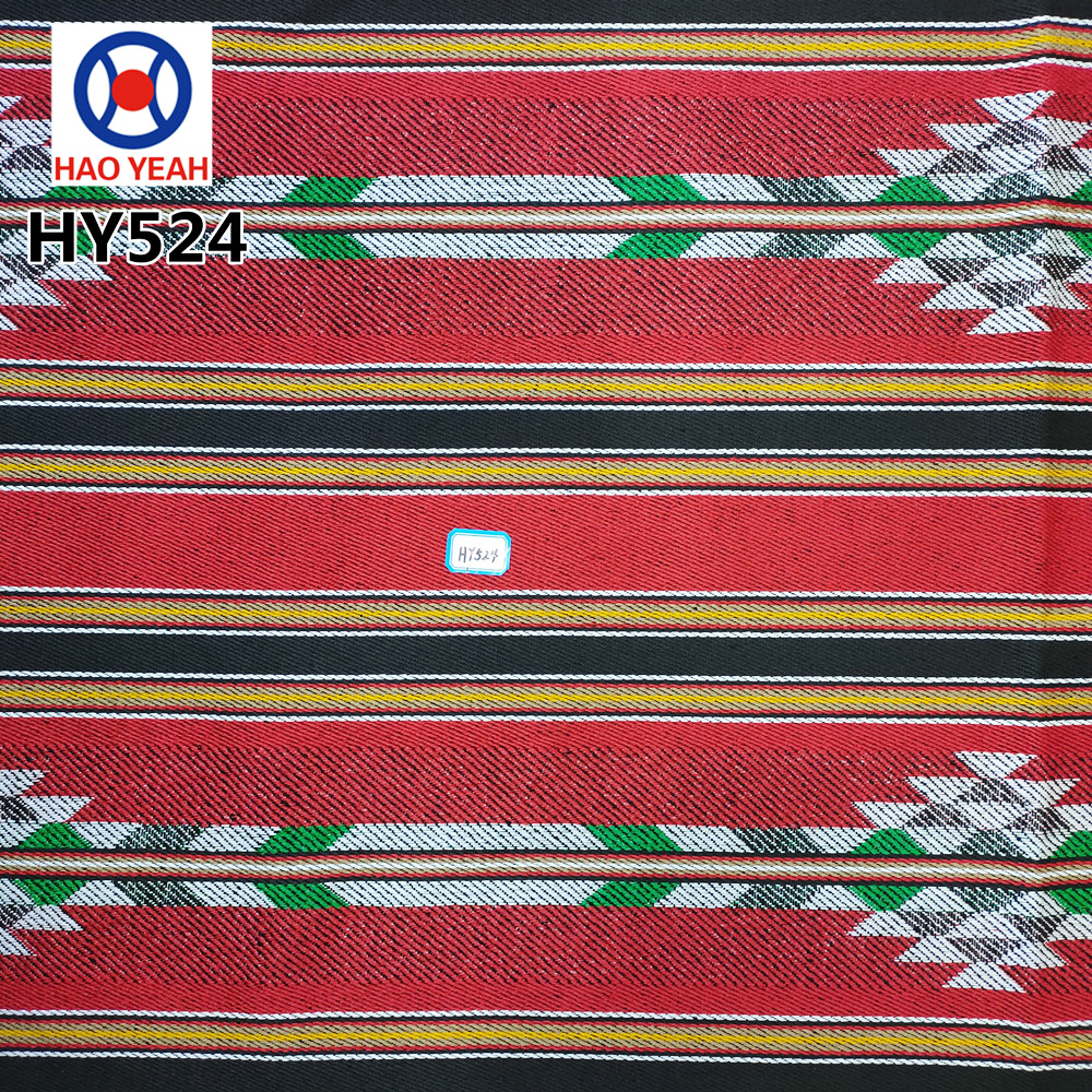 Gaya Arab Sadu Polyester Benang Kapas Dilukis Fabrik Jacquard untuk Sofa dan Beg