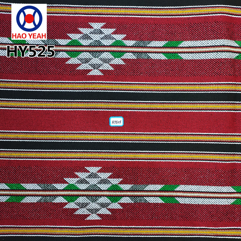 Gaya Arab Sadu Polyester Benang Kapas Dilukis Fabrik Jacquard untuk Sofa dan Beg